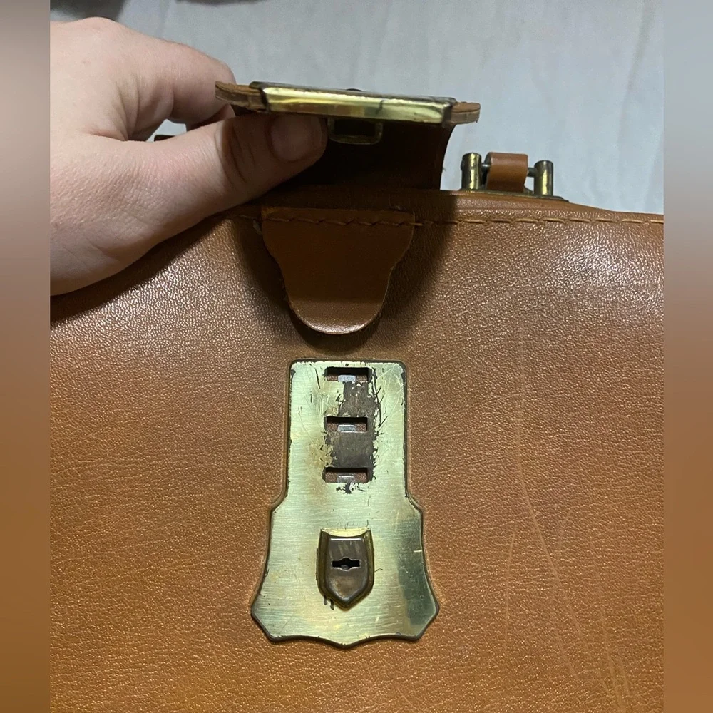 Leathercraft inc: vintage strudex briefcase